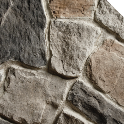 Field Stone Veneer - Black Forest - Flat - Large Box (100 SF)