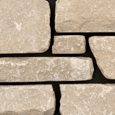 Briarcliff Bluff natural stone thin veneer flats — real US-quarried natural stone