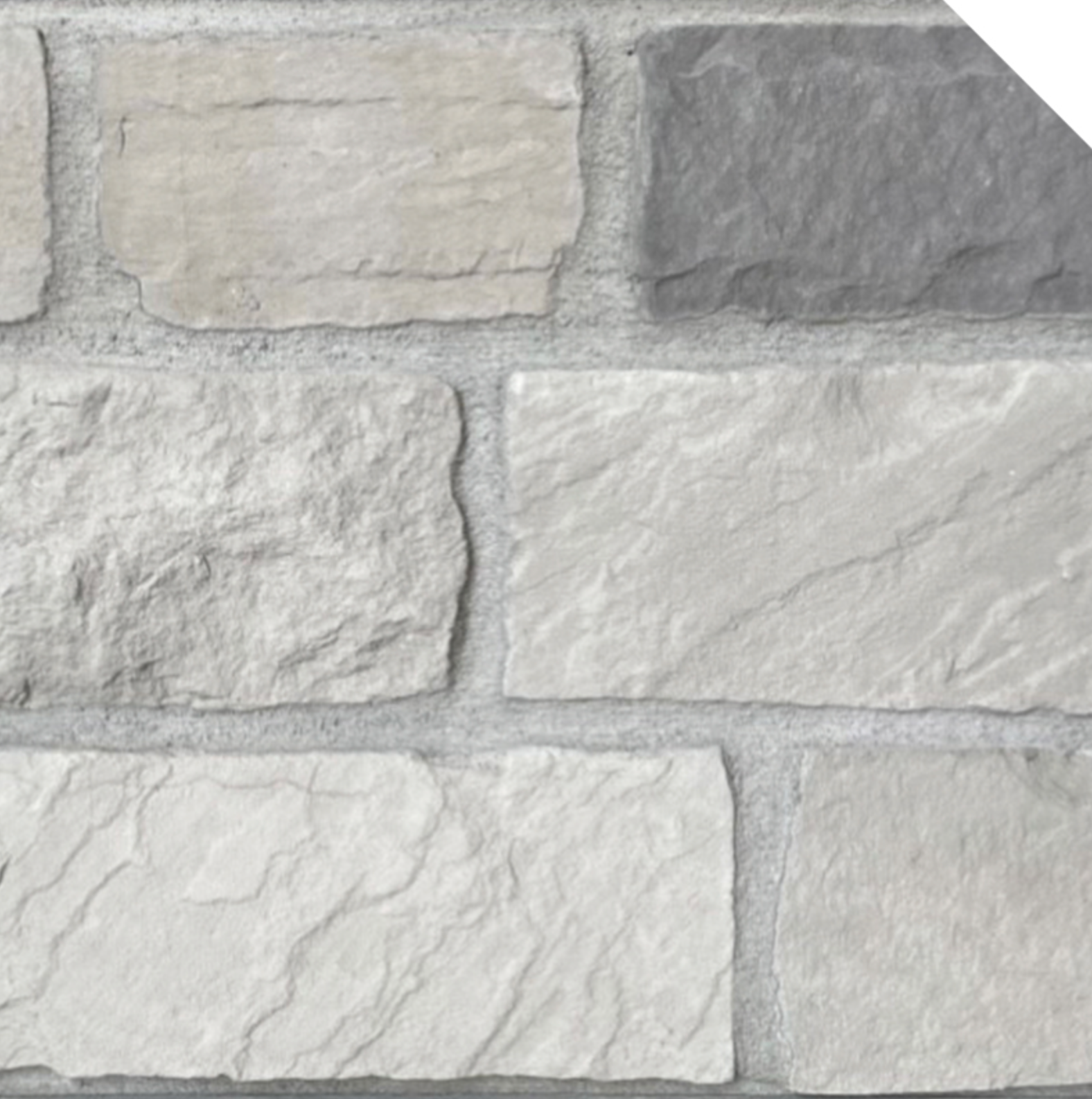 Cobble Stone Veneer - Aspen - Flat - Large Box (100 SF)