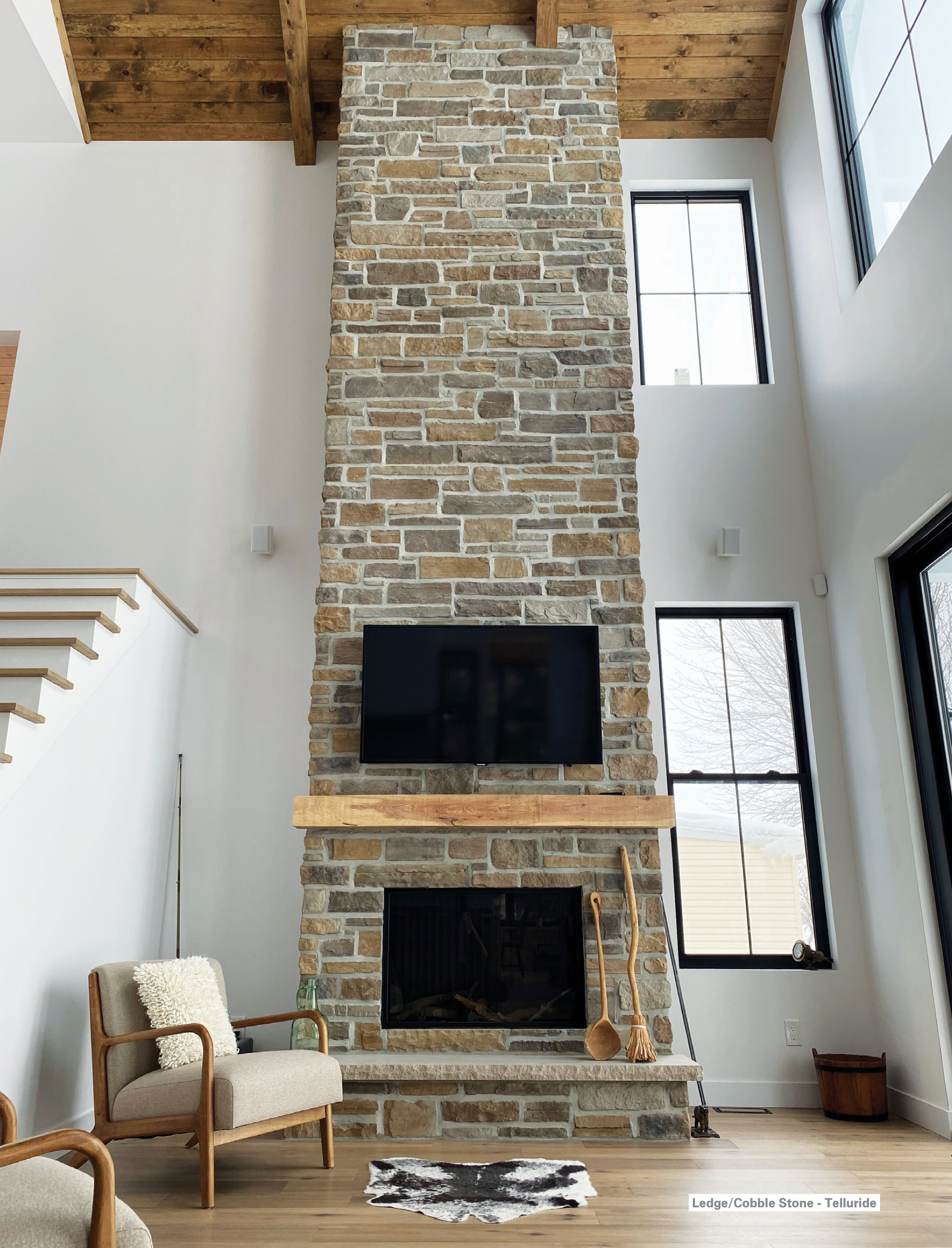 Ledge/Cobble Stone Veneer - Telluride - Flat - Small Box (10 SF)