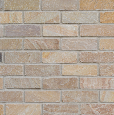 Natural Stone Thin Brick Veneer - Myrtlewood - Flat - Small Box (14 SF)