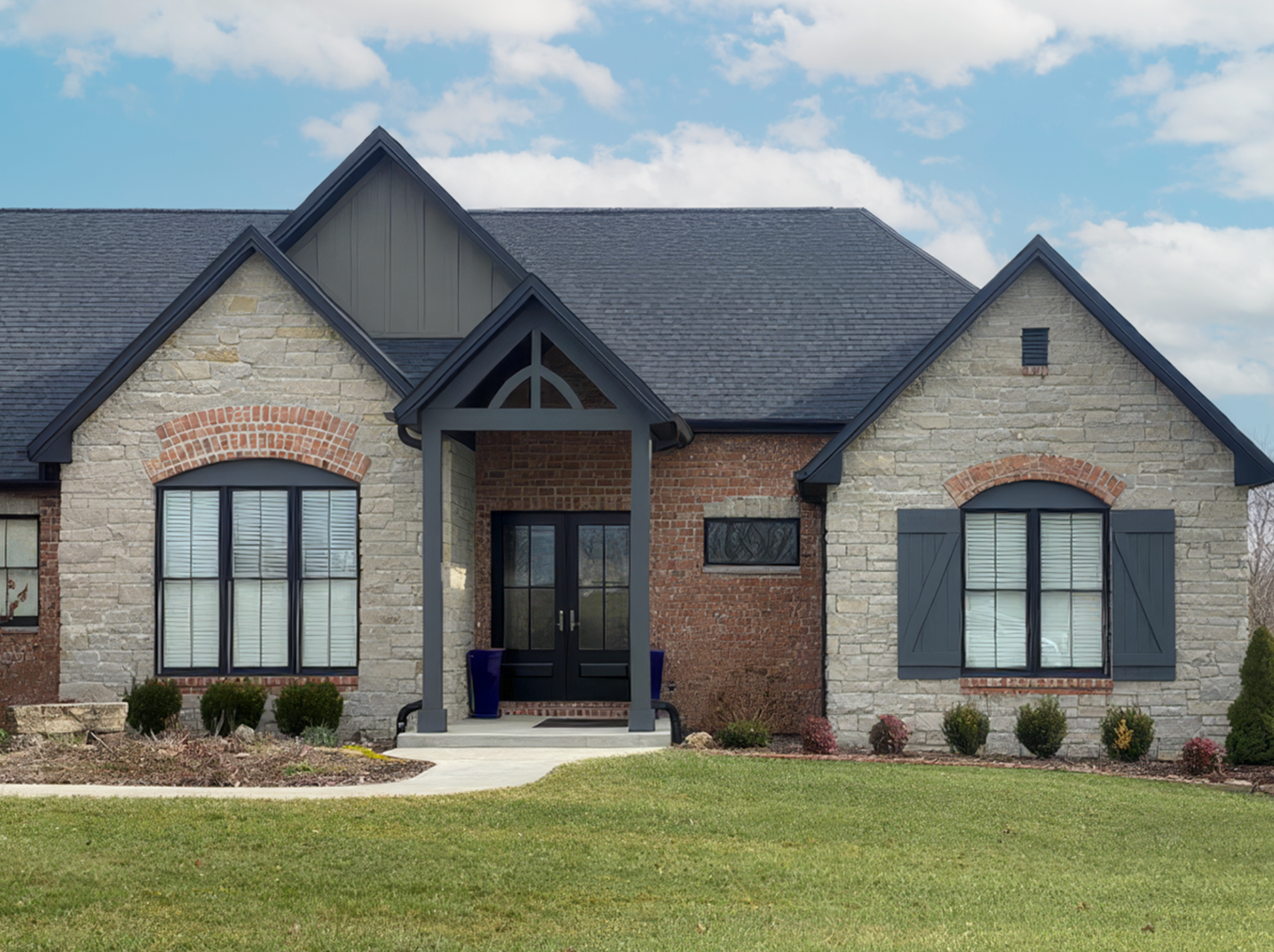 Pewter Ridge Random Heights - Thin Veneer - Flats