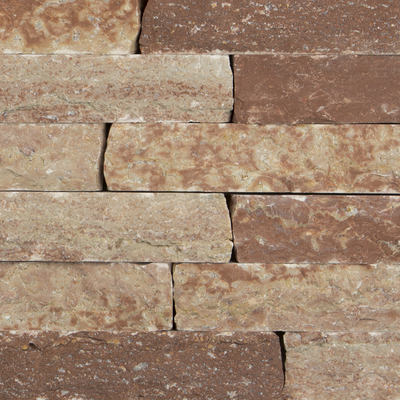 Redmont Riverbed Ledge natural stone thin veneer flats — real US-quarried natural stone