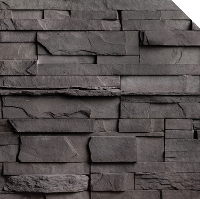Newport Stone Veneer - Graphite - Flat - Small Box (6 SF)