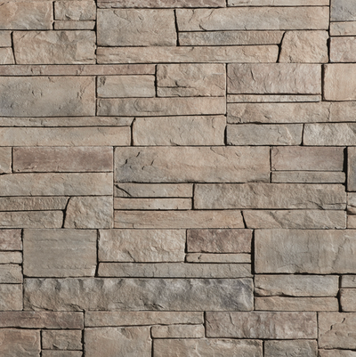 Vena CastleRock Screw-On Stone Panels - Telluride - Flat - Large Box (110 SF)
