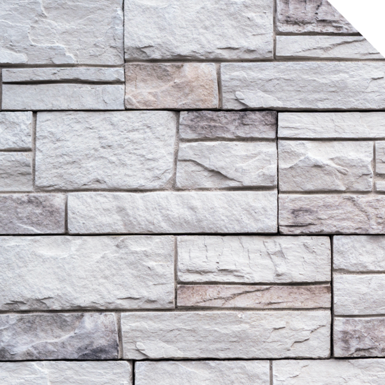 Vena CastleRock Screw-On Stone Panels - Titanium - Sample