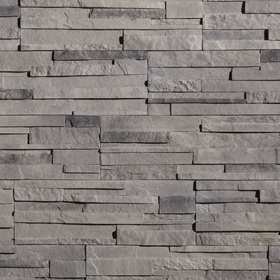 Vena Liverpool Screw-On Stone Panels - Silver - Flat - Large Box (110 SF)