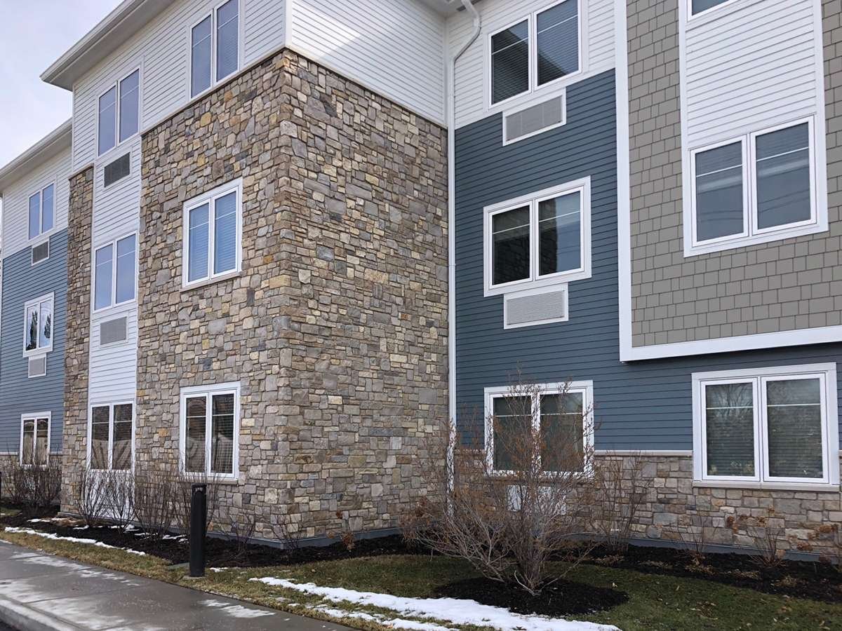 Brentwood Ridge Blend natural stone project
