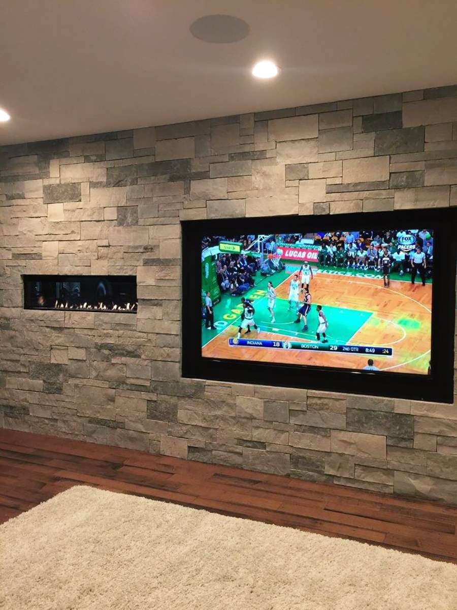 Foundry Hill Drystack natural stone installation