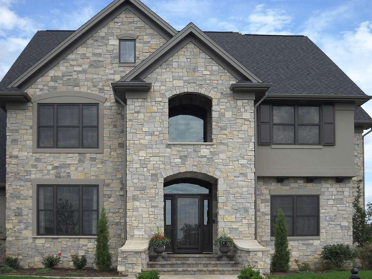 Foundry Hill Random Heights natural stone project