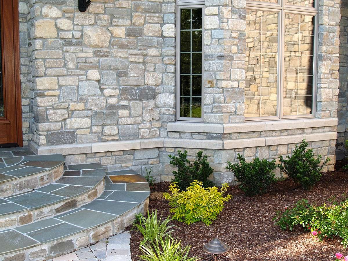 Foundry Hill Tumbled Random Heights natural stone project