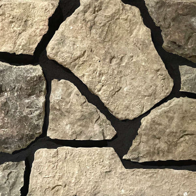 Galway Fieldstone natural sandstone full bed building stone — Earthworks Euro Fieldstone