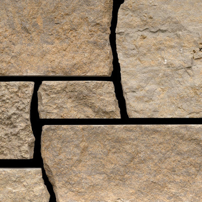 Hartwell Gold Limestone Dimensional natural limestone full bed building stone — Earthworks EW Gold Dimensional