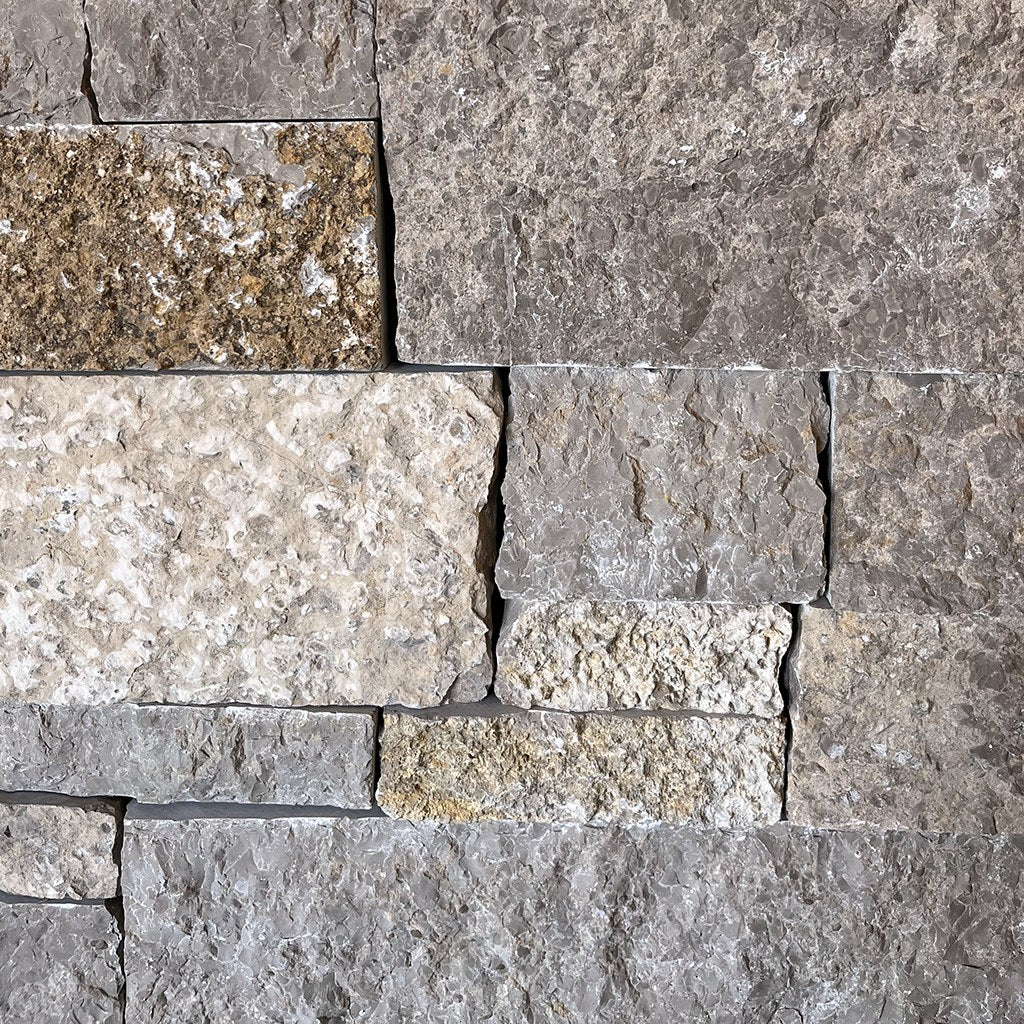 Heritage Limestone Drystack natural limestone full bed building stone — Earthworks Old Country Drystack