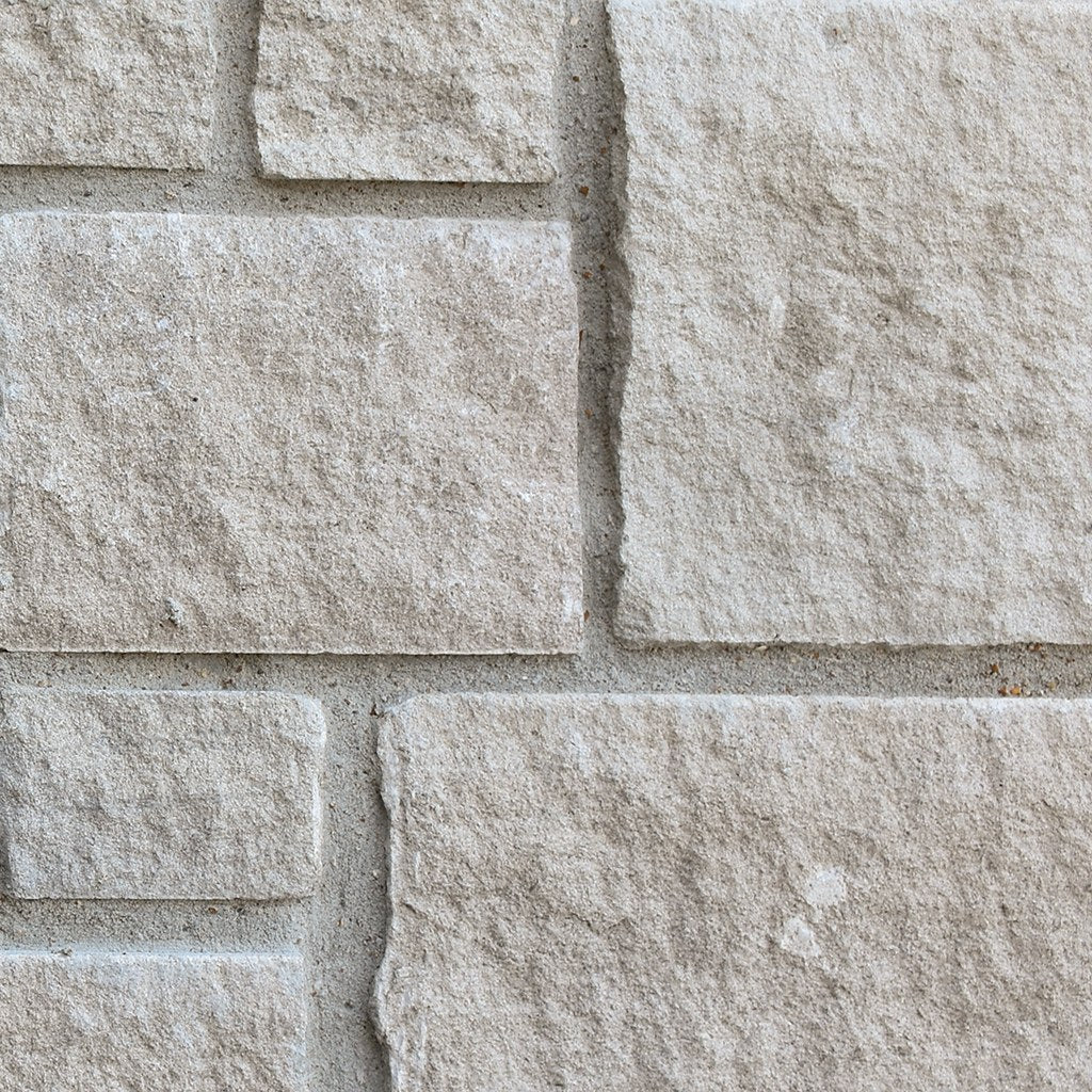 Indiana Limestone Gray Tumbled Dimensional natural limestone full bed building stone — Earthworks Indiana Gray Tumbled Dimensional