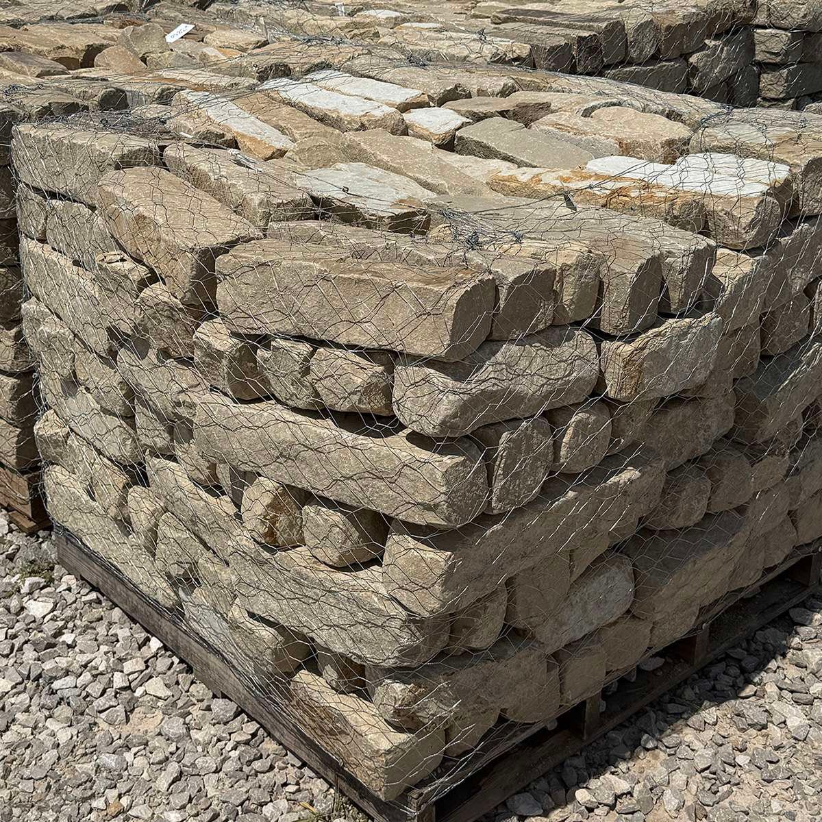 Ironwood Ledge installed stone wall