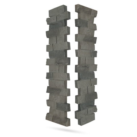 Quality Stone Ledge Stone Pillar Panel in Grey Blend — view 40