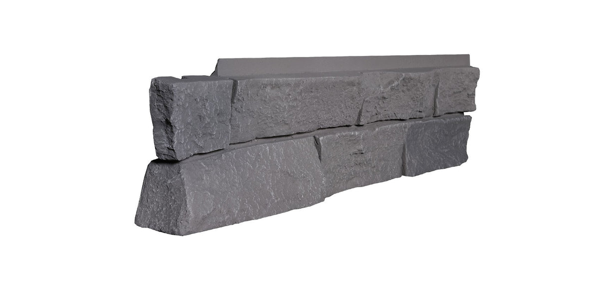 Quality Stone Ledge Stone Corner in Grey Blend — view 6
