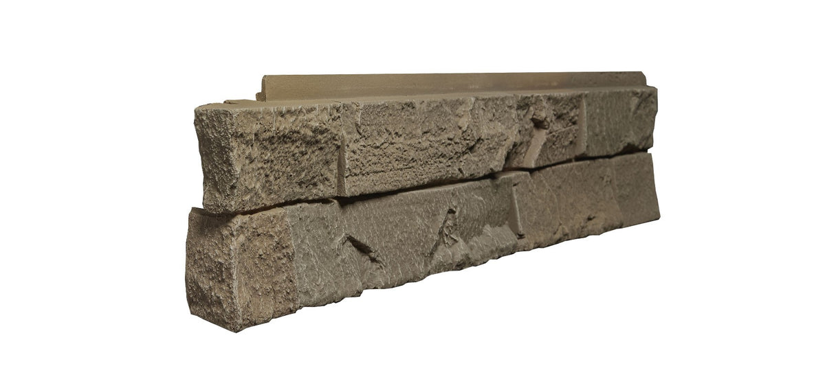 Quality Stone Ledge Stone Corner in Light Brown Blend — view 6