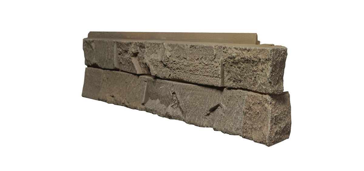 Quality Stone Ledge Stone Corner in Light Brown Blend — view 8