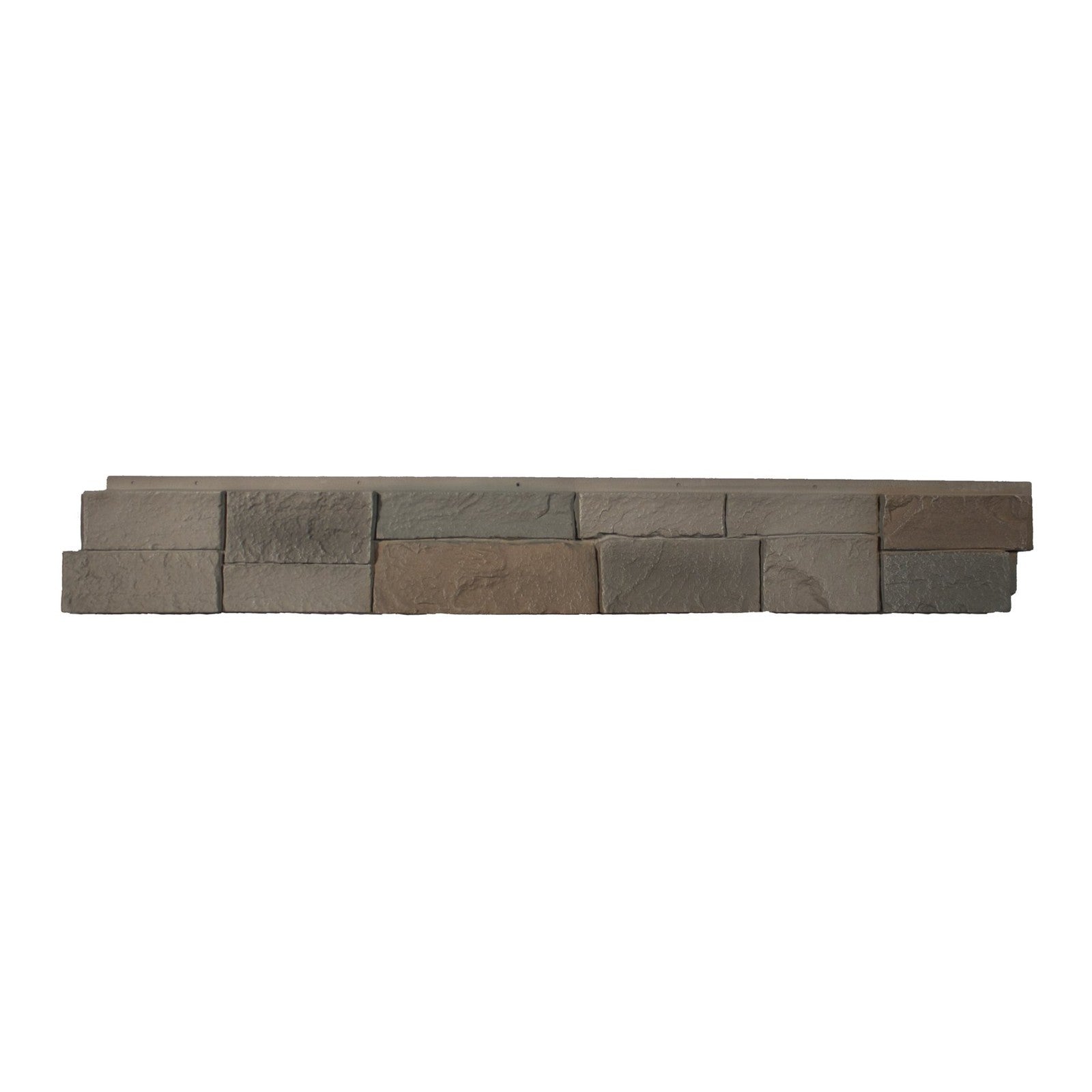 Quality Stone Ledge Stone Panel in Grey Brown — Sample