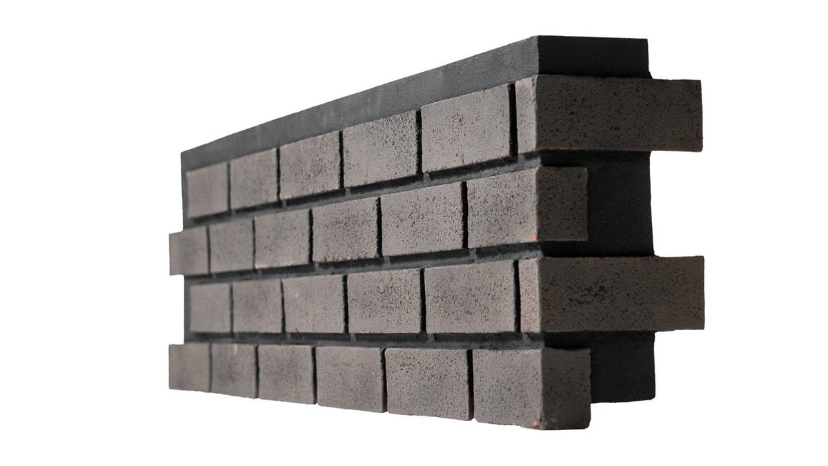 Quality Stone Modern Brick Corner in Pencil Lead — view 6