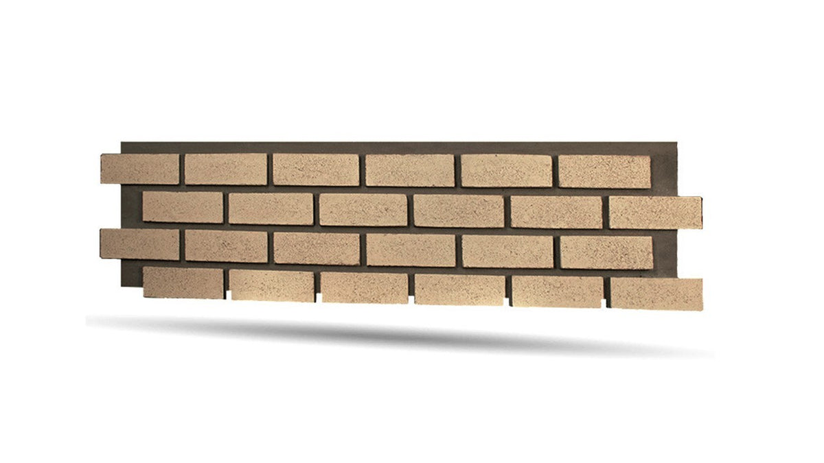 Quality Stone Modern Brick Panel in Old School Yellow — view 13