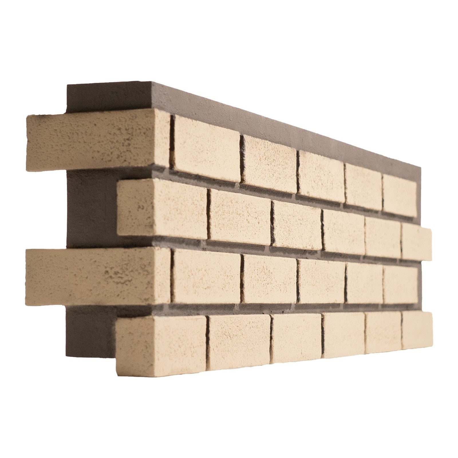 Quality Stone Modern Brick Panel in Old School Yellow