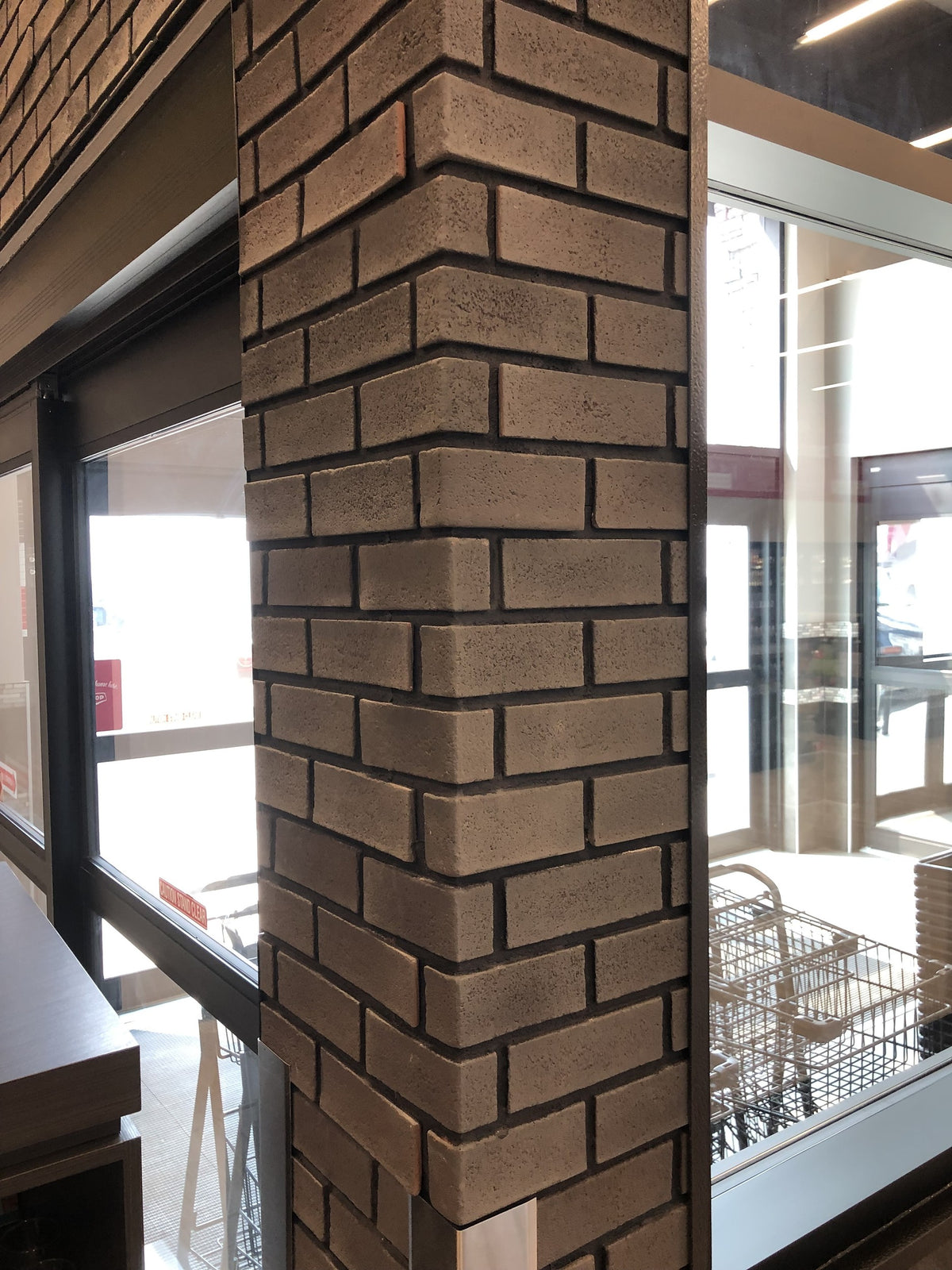Quality Stone Modern Brick Panel in Pencil Lead — view 15
