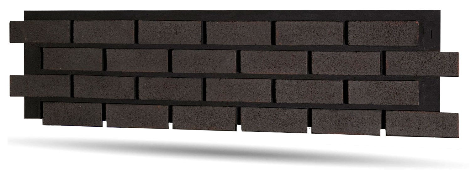 Quality Stone faux Thin Brick panel in Pencil Lead — polyurethane brick veneer, 3.5 sq ft per piece