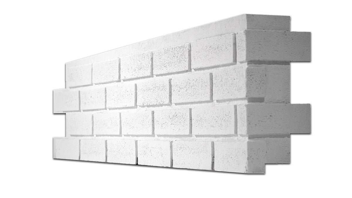 Quality Stone Modern Brick Panel in Simply White — view 14