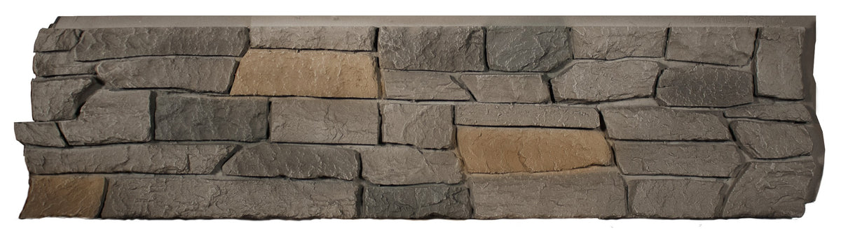 Quality Stone Ridge Stone Panel in Grey Brown — view 6