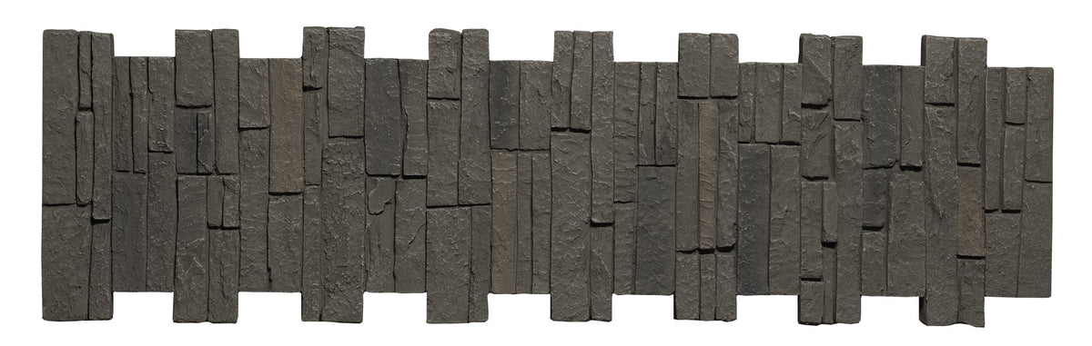 Quality Stone Stacked Stone Pillar Panel in Grey Brown — view 58