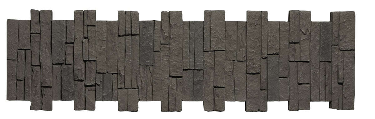 Quality Stone Stacked Stone Pillar Panel in Grey Blend — view 19