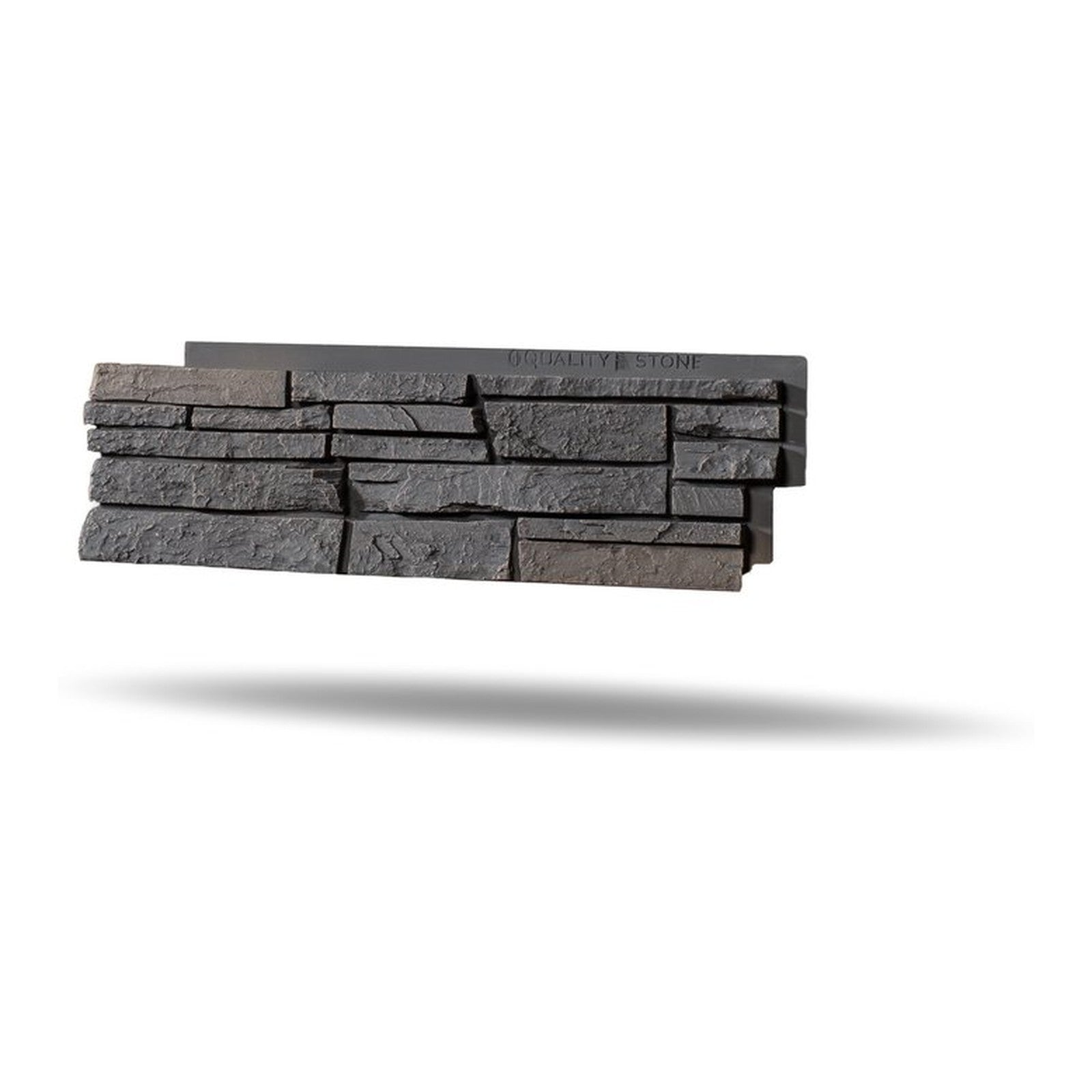 Quality Stone Stacked Stone Corner in Black Blend
