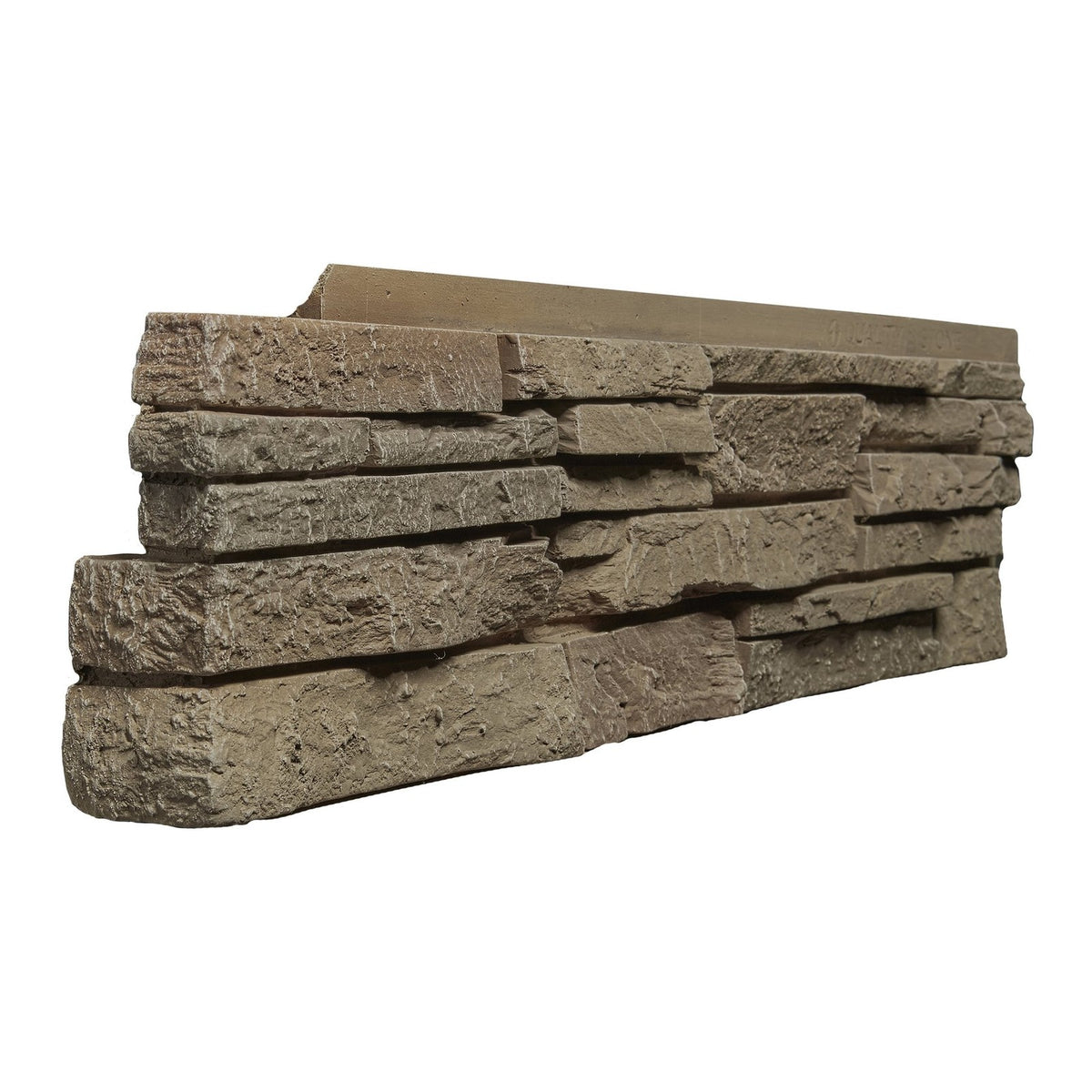 Quality Stone Stacked Stone Corner in Light Brown Blend