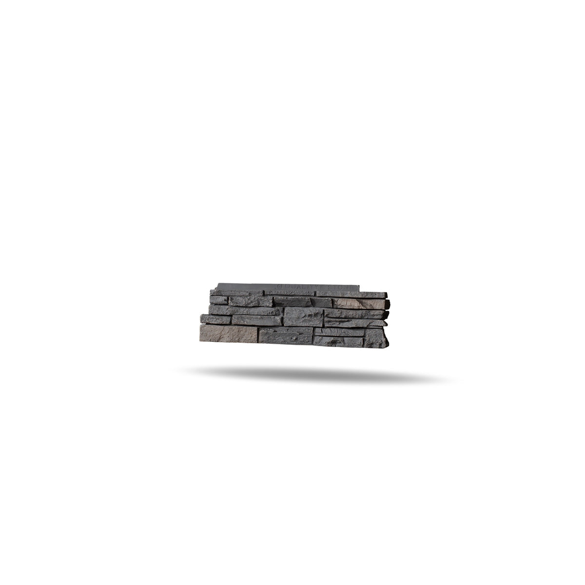 Quality Stone Stacked Stone Corner in Black Blend — view 15