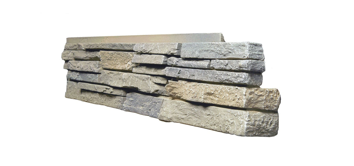 Quality Stone Stacked Stone Corner in Limestone — view 11