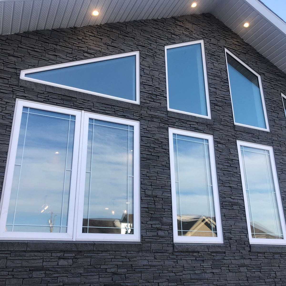 Quality Stone Stacked Stone Panel in Grey Blend — view 34