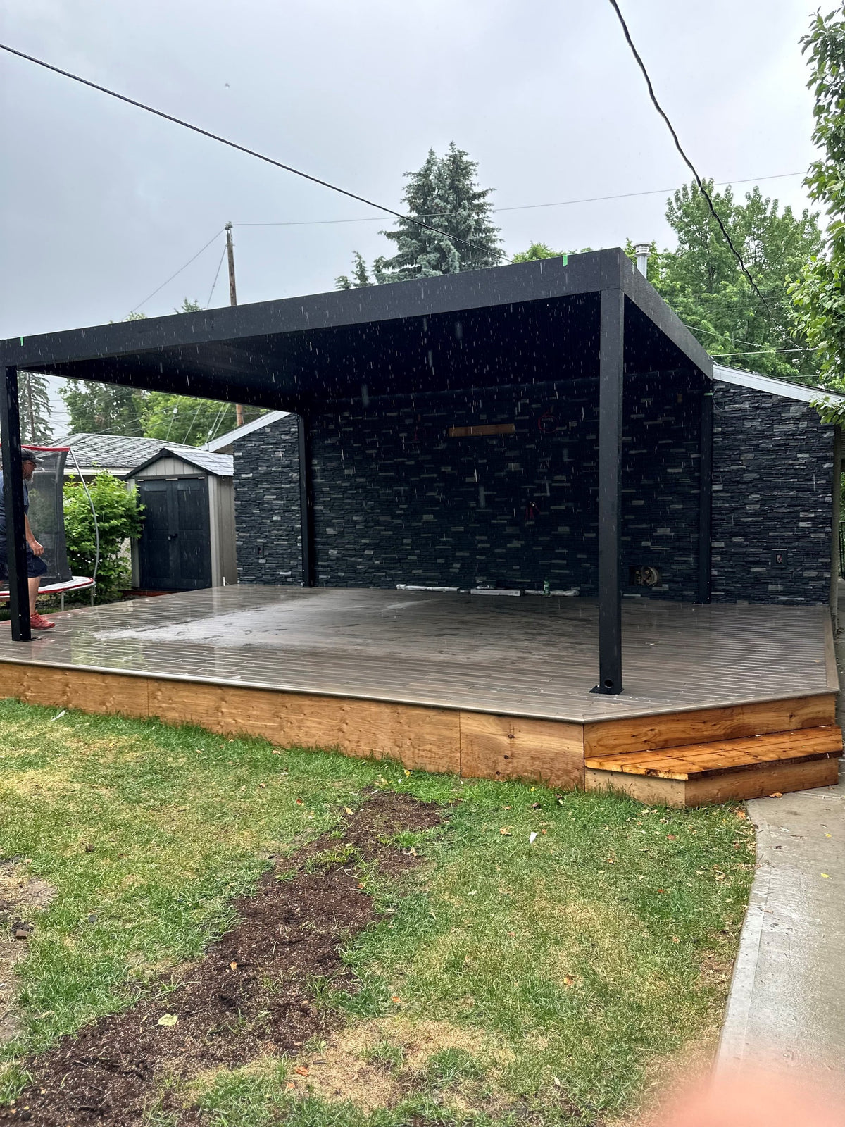 Quality Stone Stacked Stone Panel in Midnight Shadow — view 20