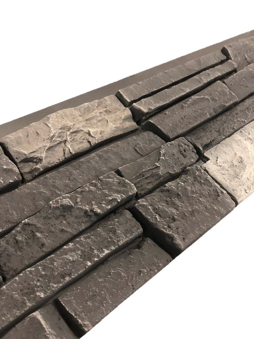 Quality Stone Stacked Stone Panel in Midnight Shadow — view 25