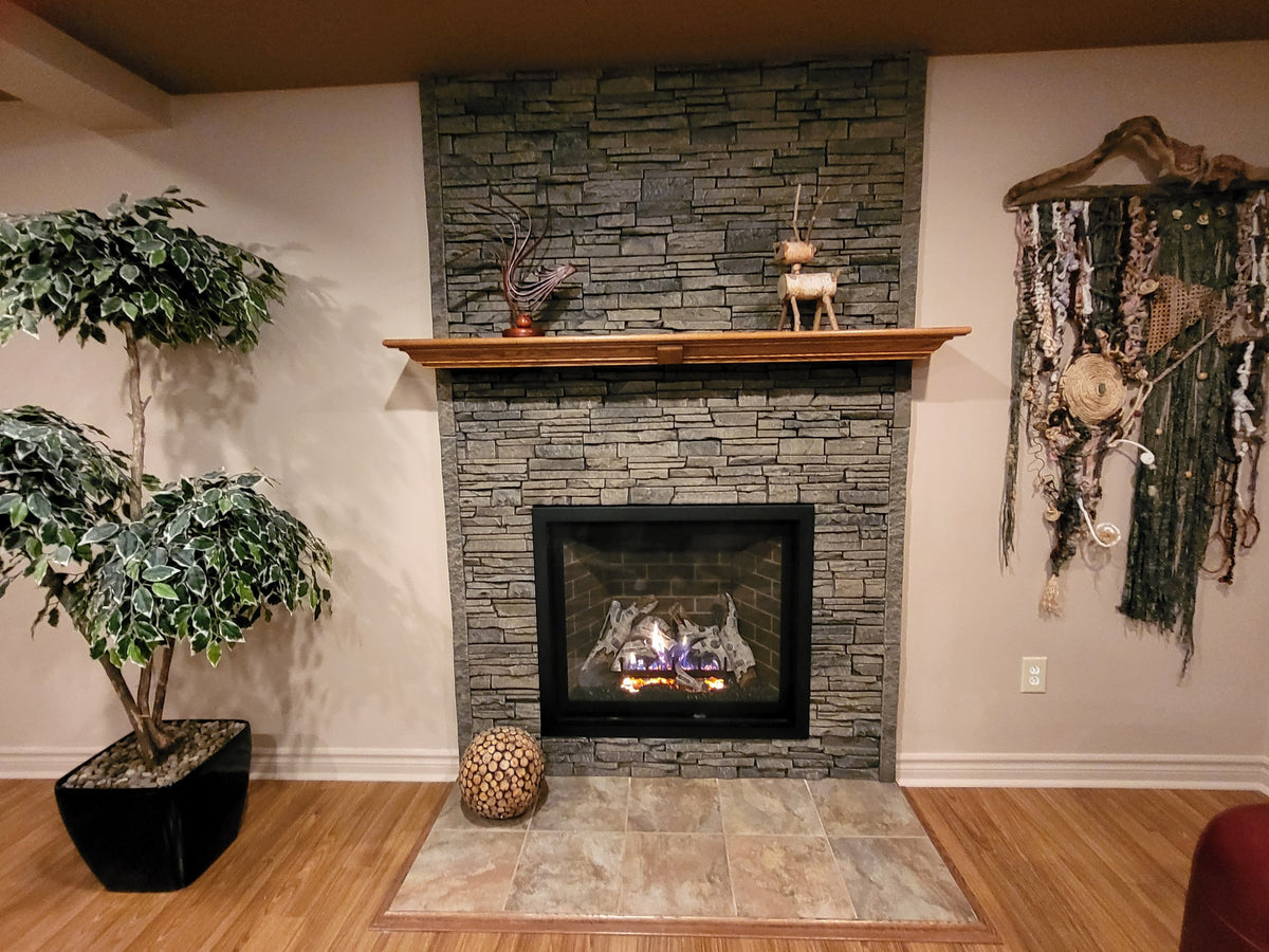 Quality Stone Stacked Stone Panel in Rustic Tan — view 12