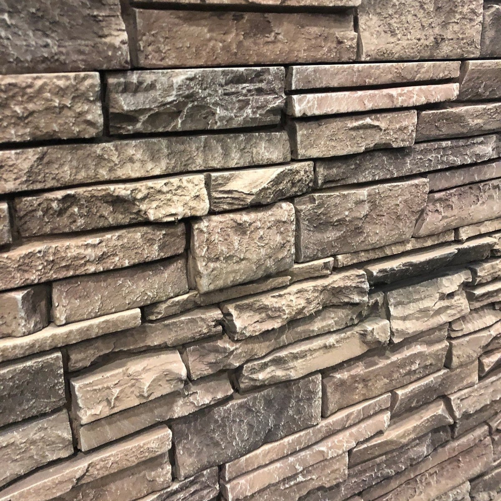 Quality Stone Stacked Stone Panel in Rustic Tan — Sample