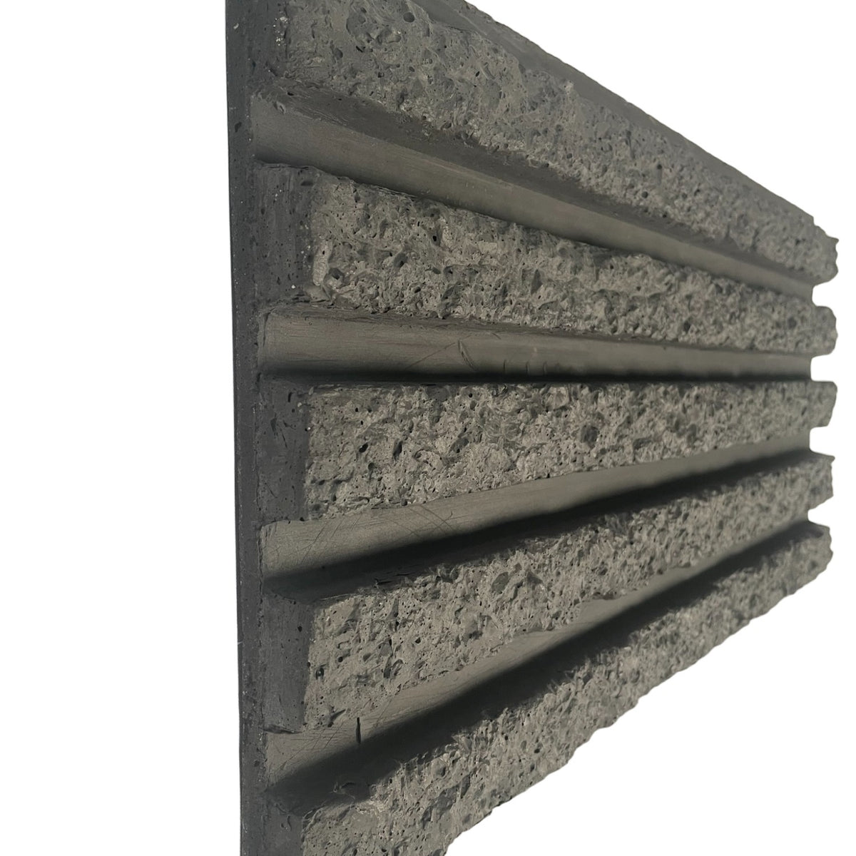 RealCast Fluted Panel in Charcoal — view 4
