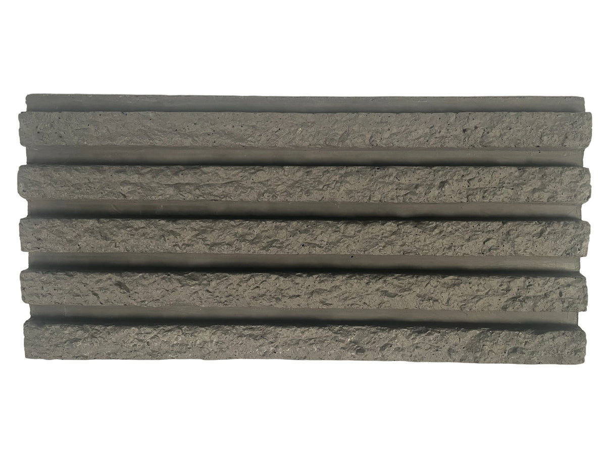 RealCast Fluted Panel in Charcoal — view 6