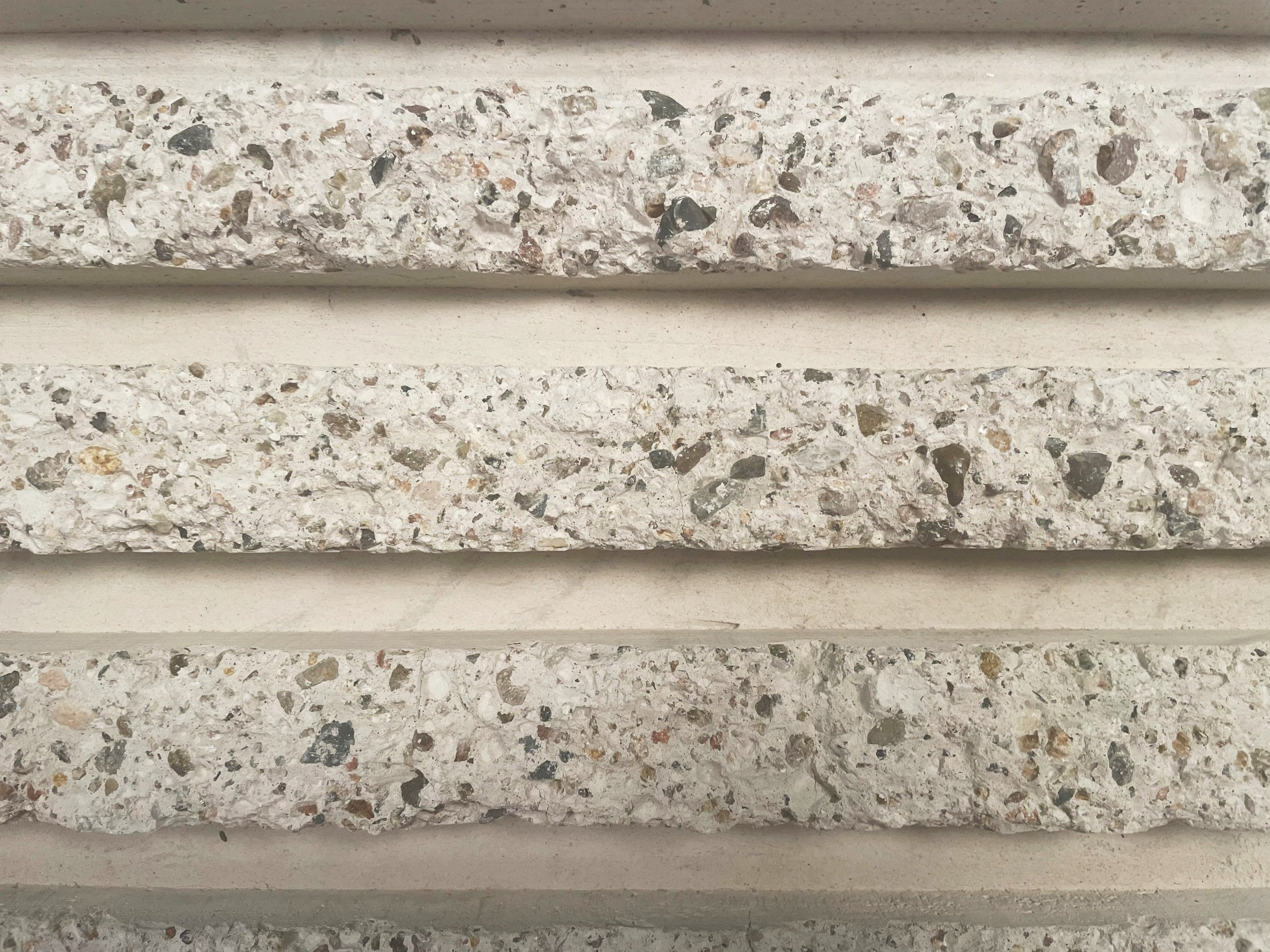 RealCast Fluted Concrete Wall Panel in Light Grey — 1-1/2-inch vertical flute depth, 1.9 sq ft per piece