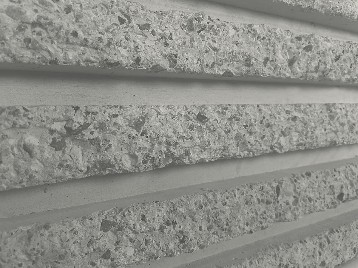 RealCast Fluted Panel in Natural Grey — view 7
