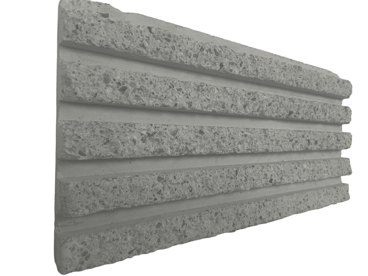 RealCast Fluted Panel in Natural Grey — view 8