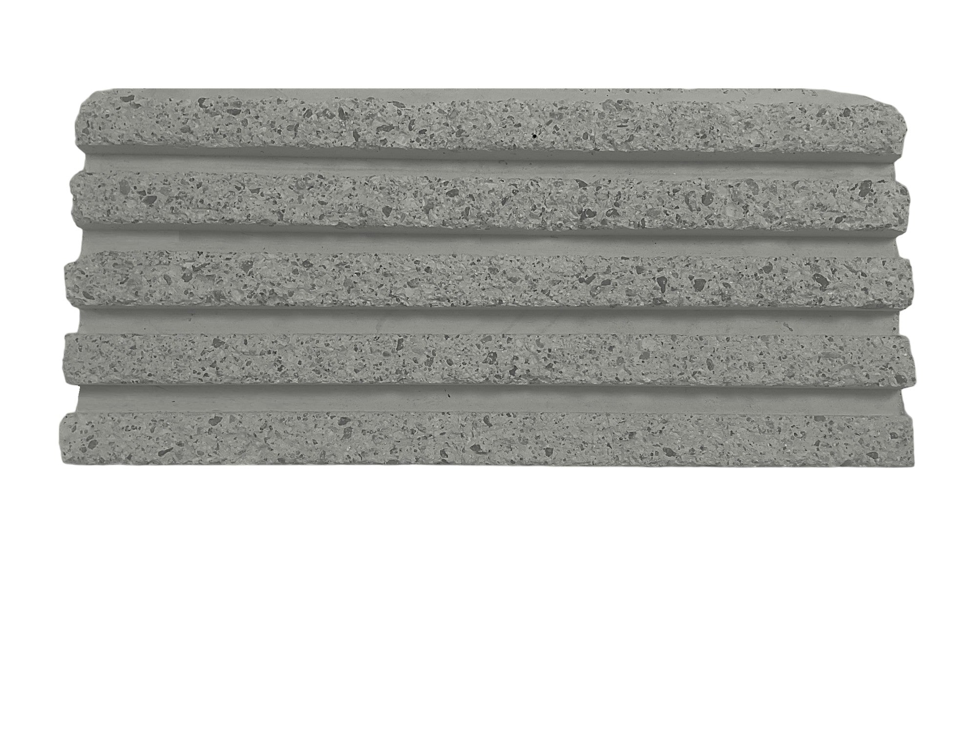 RealCast Fluted Concrete Wall Panel in Natural Grey — 1-1/2-inch vertical flute depth, 1.9 sq ft per piece