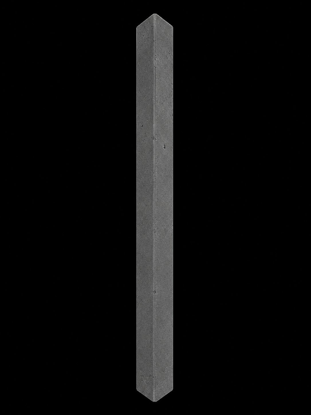 RealCast Slab Outside Corner 48 Series in Charcoal — view 5